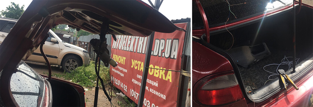 МАЙ 2019 / Daewoo Lanos: ремонт электропроводки (задний жгут) — задний ход, габариты и подсветка номера